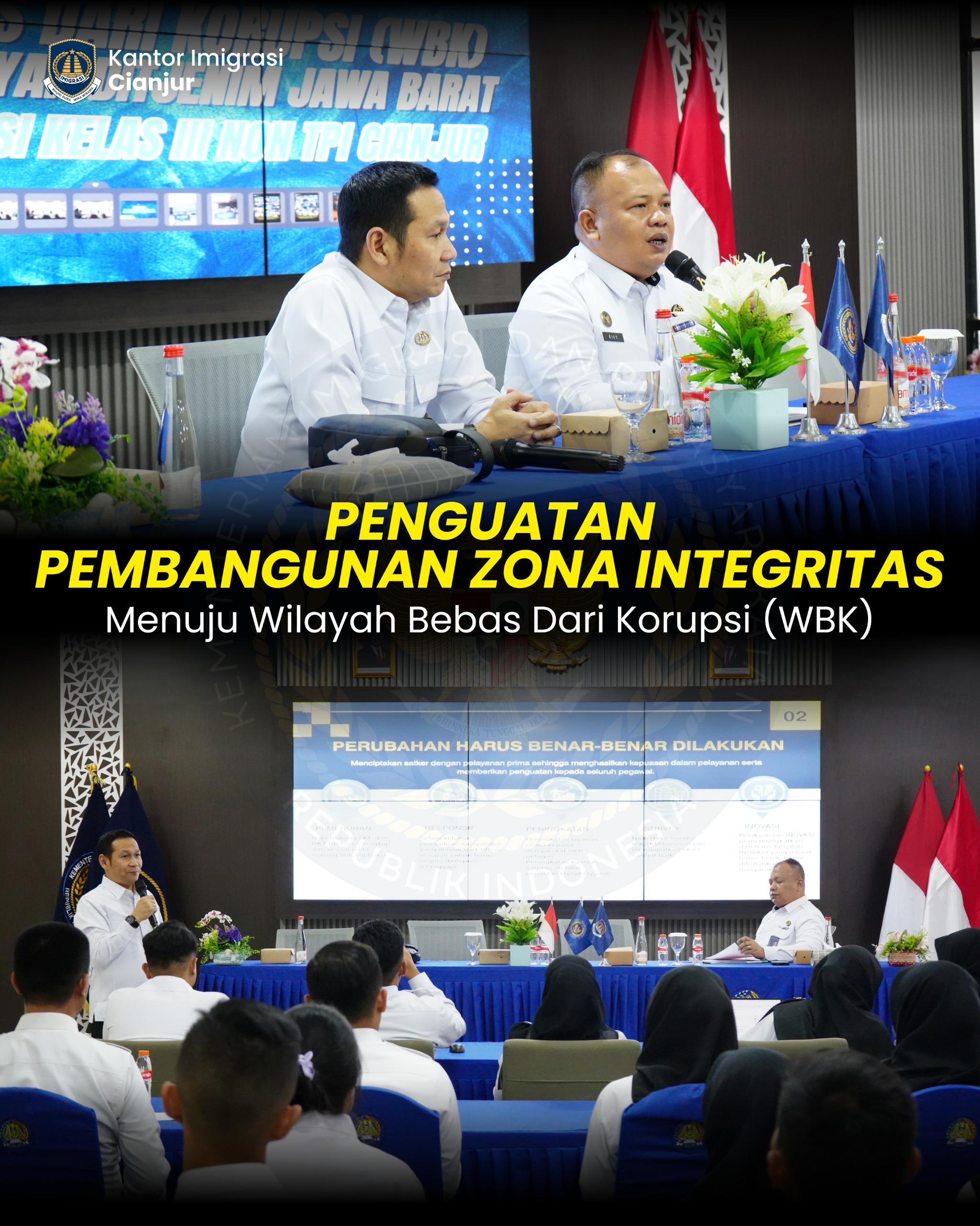 Kanwil Ditjenim Jawa Barat Laksanakan Penguatan dan Verifikasi Lapangan di Kantor Imigrasi Cianjur